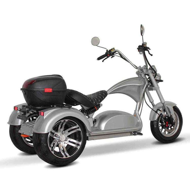 electric scooter in city factory