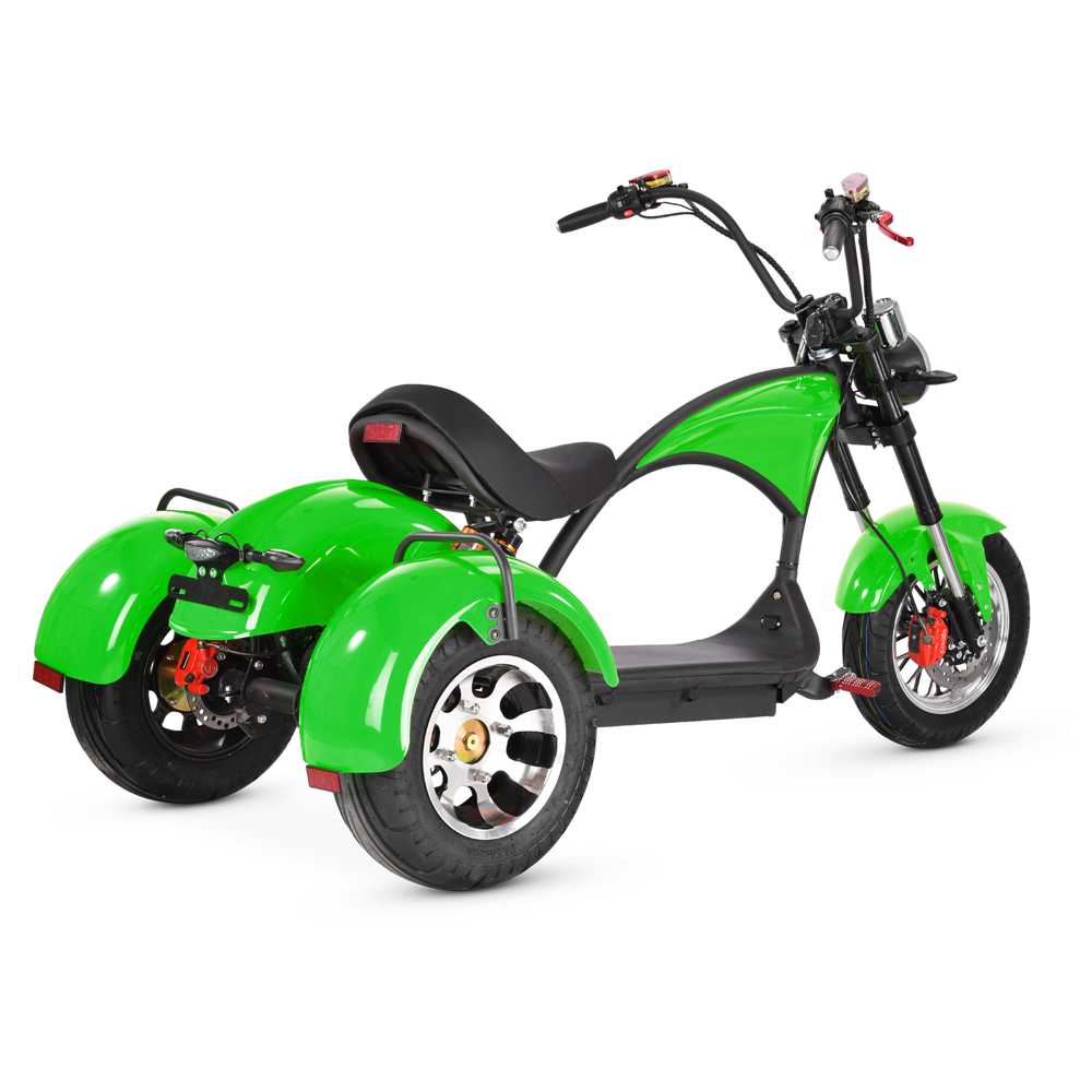 3 wheel electric scooter shansu cp4 trike 2000w 20ah for sale