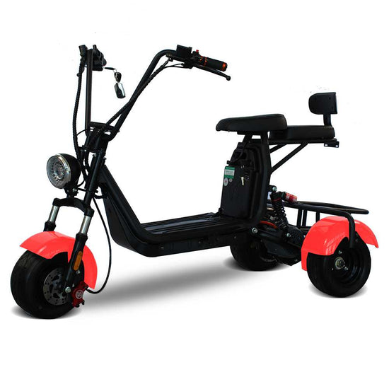 3 wheel electric scooter shansu mini citycoco tricycle x7.2