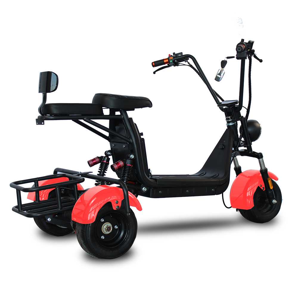3 wheel electric scooter shansu mini citycoco tricycle x7.2