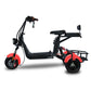 3 wheel electric scooter shansu mini citycoco tricycle x7.2