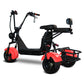 3 wheel electric scooter shansu mini citycoco tricycle x7.2