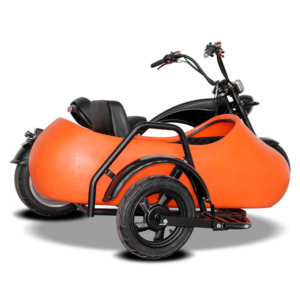 electric motorcycle shansu cp4 with citycoco chopper m1ps sidecar