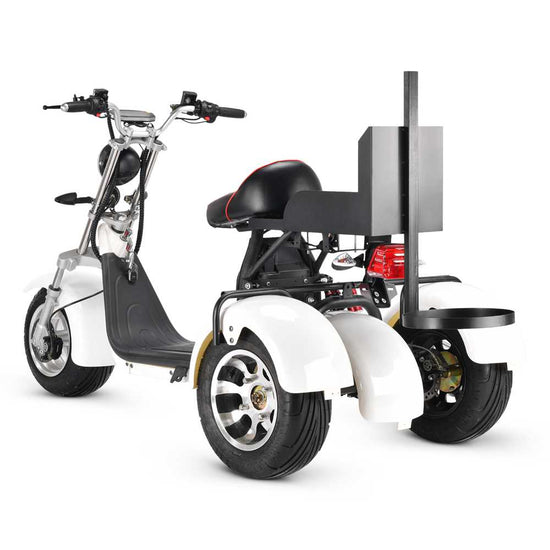 three wheel electric scooter shansu cp3 golf 2000w 40ah wholesale